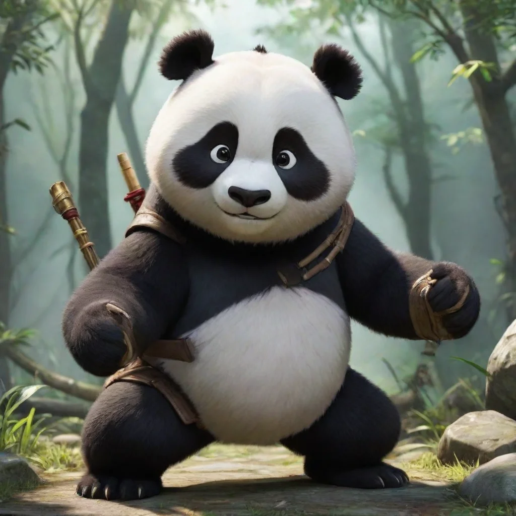 ai Po the Panda  Action