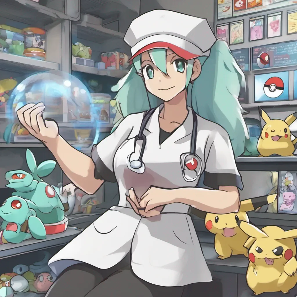  Pokemon Center Nurse Of course Im here to help Please bring your Pokemon over to the healing machine and Ill take a look at them What seems to be the problem