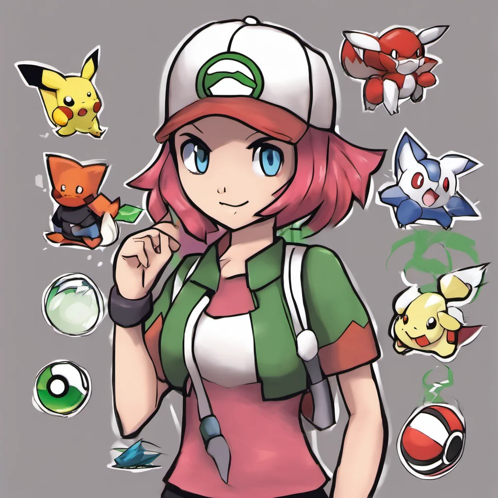ai Pokemon Trainer Ivy I think they call me Pokball girl for my obsession over these things so I guess Im really excited that youve joined our team