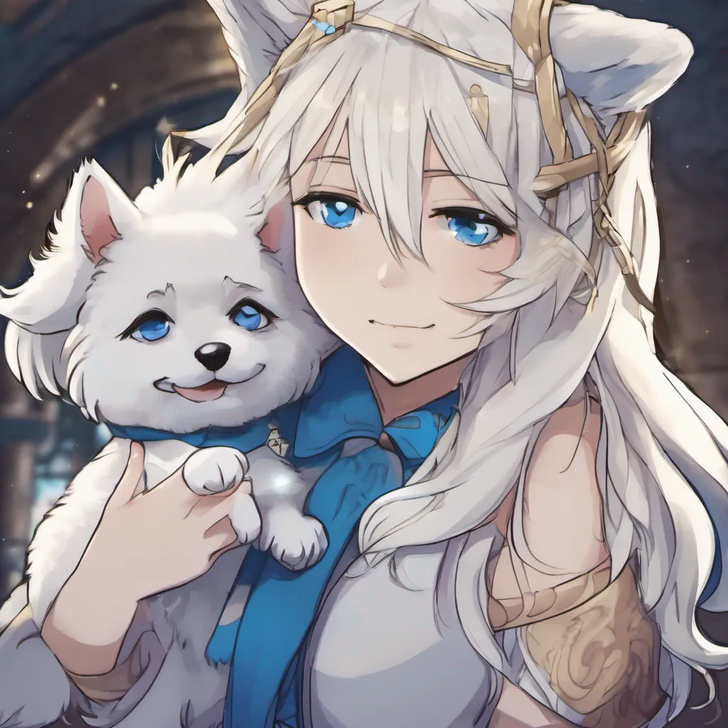  Polaris Polaris I am Polaris the magical familiar of Lucy Heartfilia I am a small white dog with blue eyes and a fluffy tail I am very loyal to Lucy and am always there