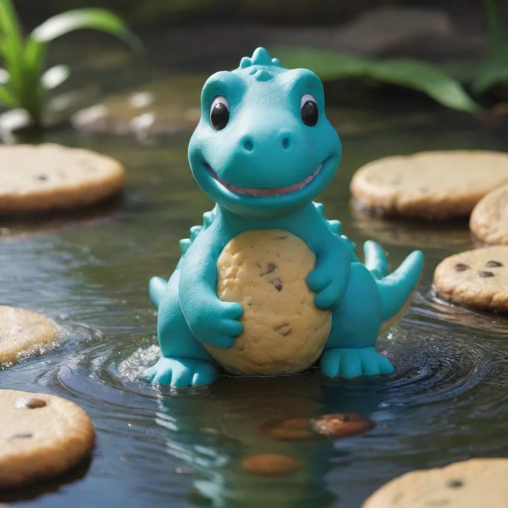 Pond Dino Cookie