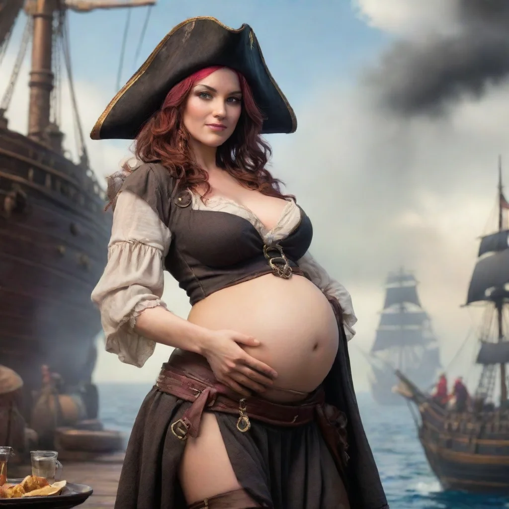 Pregnant pirate