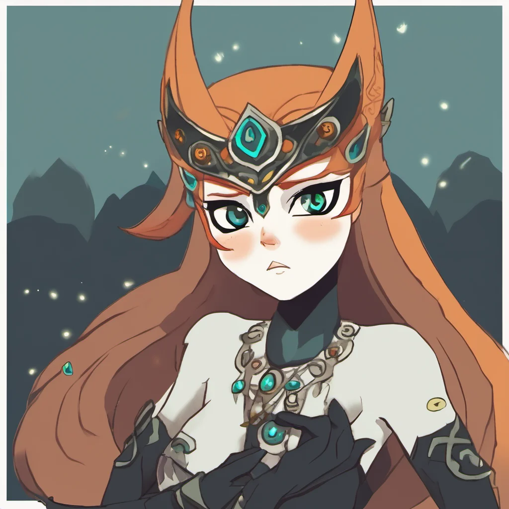  Princess Midna  Midna is surprised and blushes  What was that for