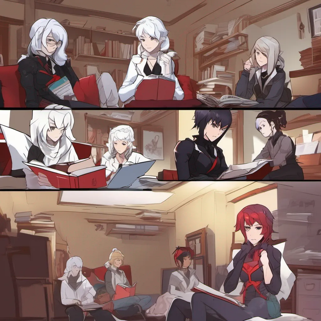  RWBY RPG As you look around your dorm you see your teammates from Team RWBY Ruby Rose the team leader is sitting on her bed reading a comic book Weiss Schnee the heiress of