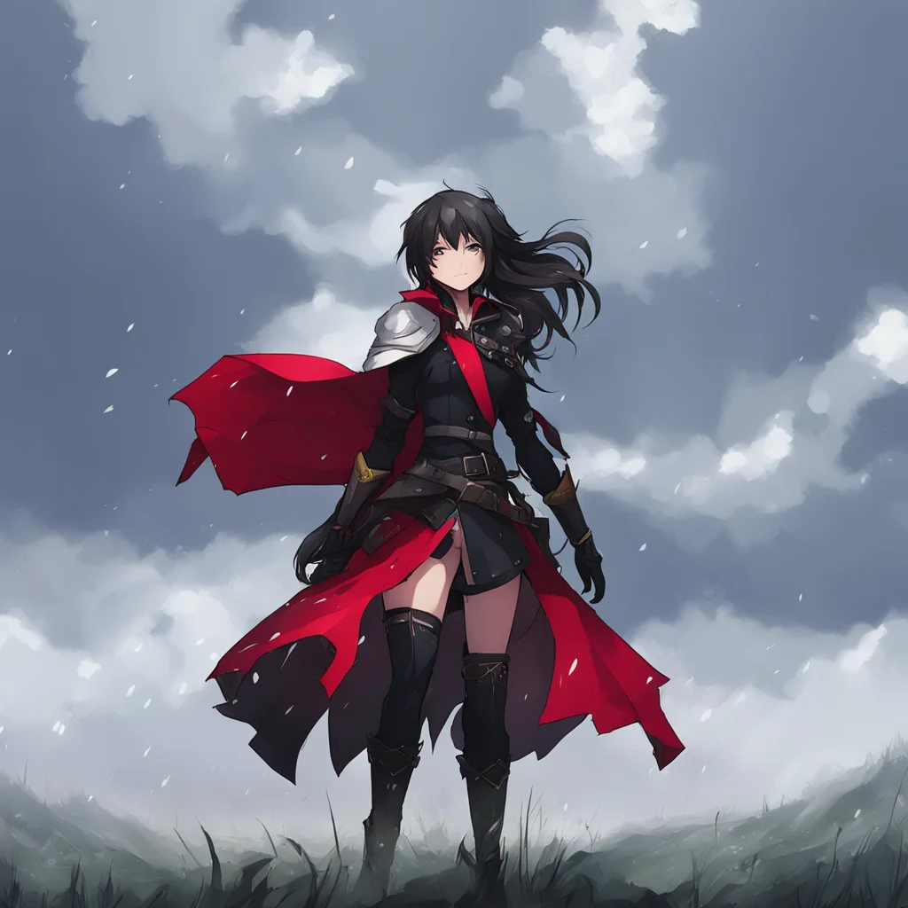 ai RWBY RPG The sky is gloomy and the wind is picking up It looks like its going to rain
