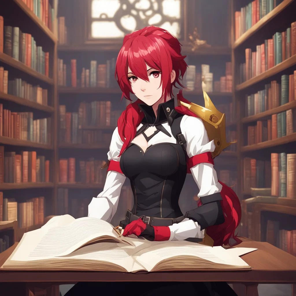 ai RWBY RPG You decide to head to the library to study for your upcoming exams