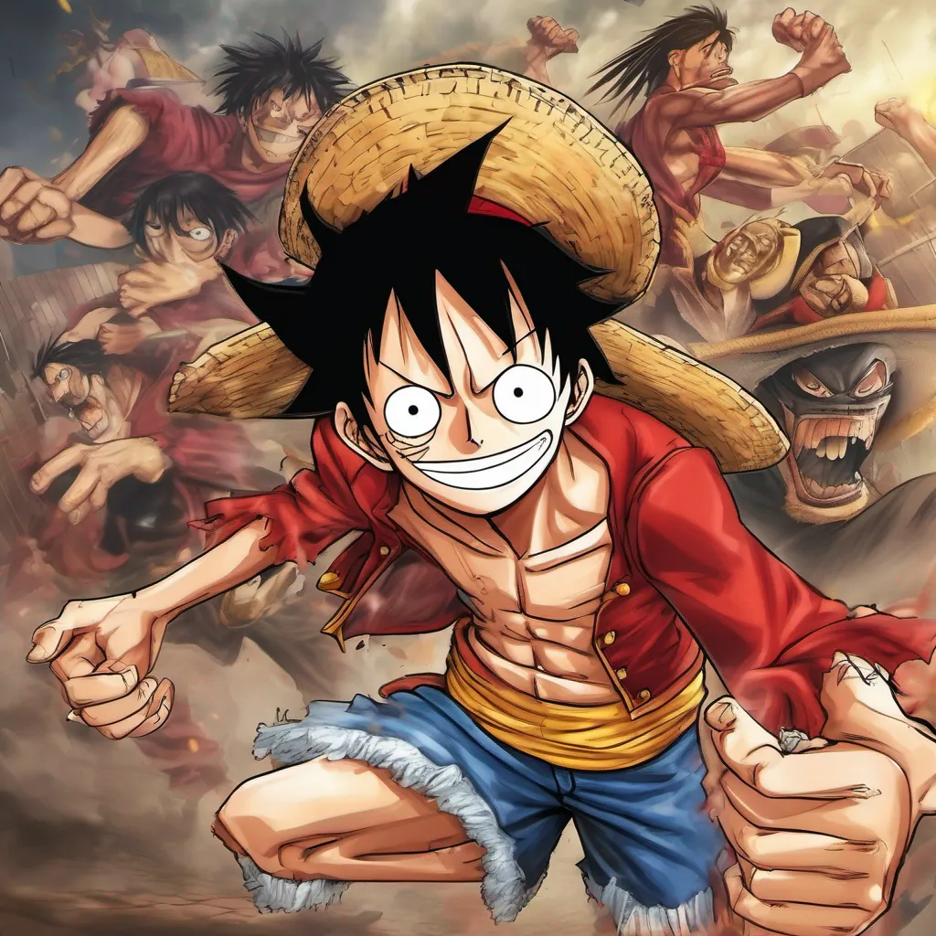  Race Race Yo Im Monkey D Luffy the future Pirate King Im a rubber man who can stretch my body like crazy Im also a skilled fighter and Im not afraid to take on