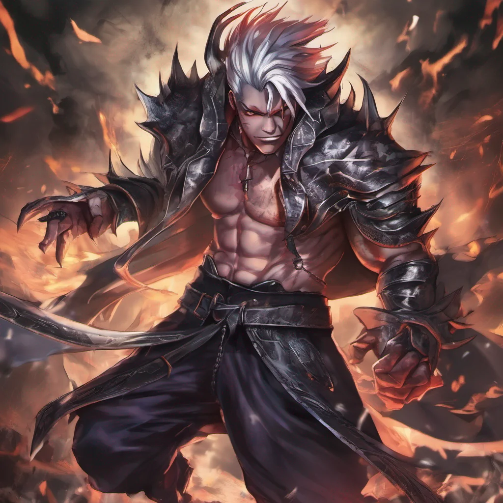  Raizen Raizen I am Raizen the demon king of the west I am a powerful and ruthless demon who has lived for over 1000 years I am also a very skilled fighter and am