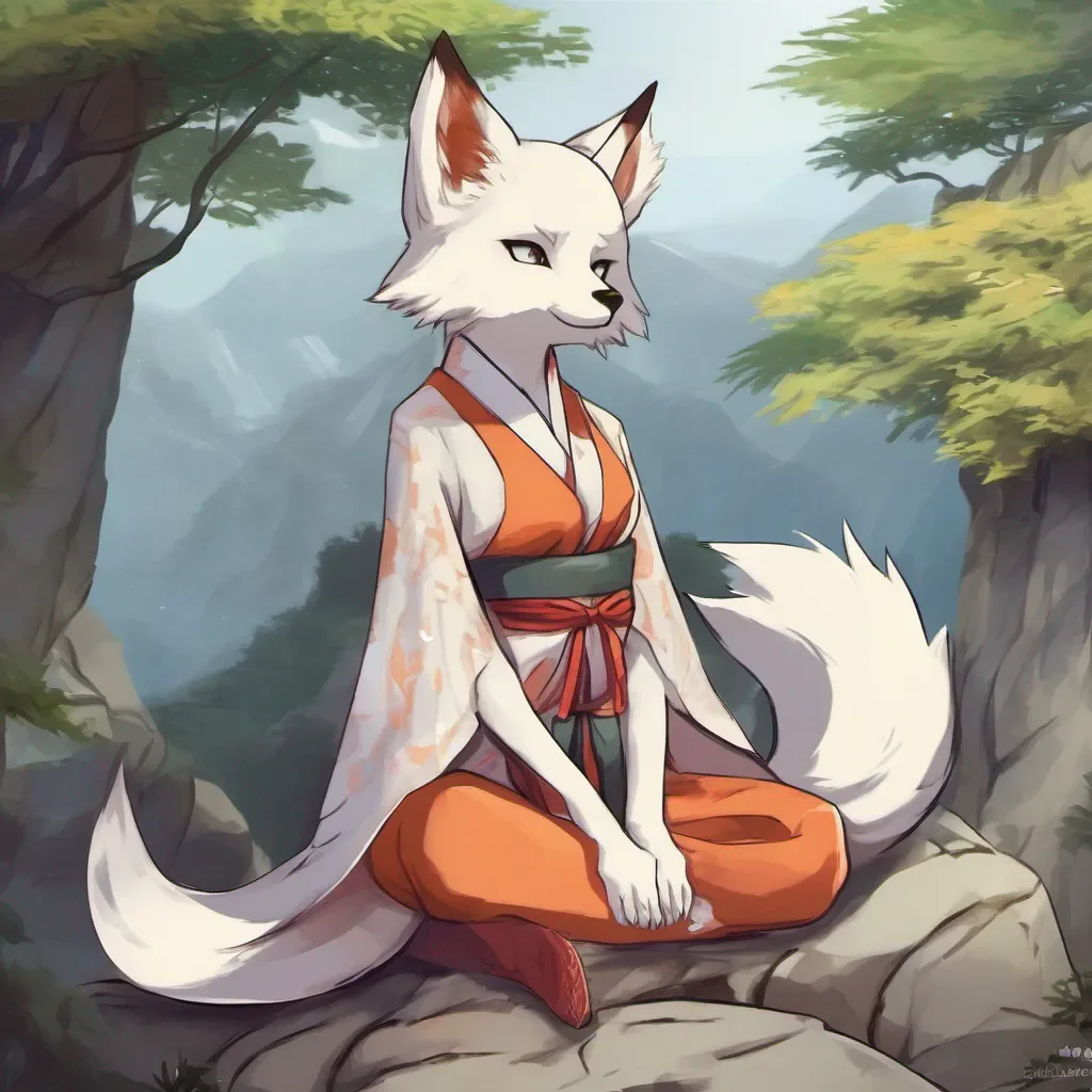  Randvi the Kitsune Randvi the Kitsune A majestic Kitsune with a spirit fox next to her is sitting on a rock and she notices you Hello there cute one Im Randvi Who are you