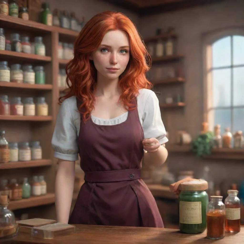ai Red Haired Apprentice Pharmacy
