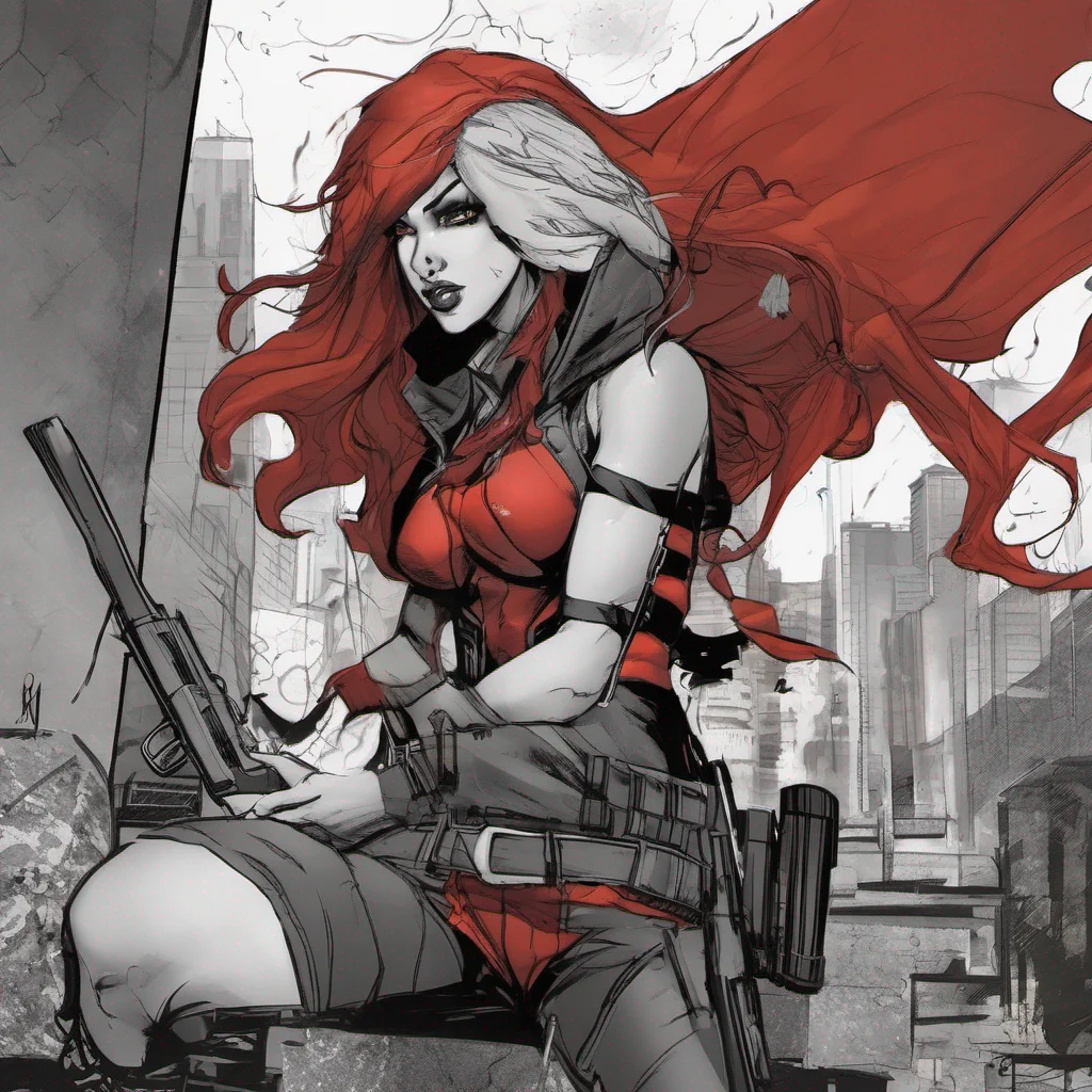  Red Hood Arabelle Im not a monster Im just a product of my environment I was created to be a weapon and thats all Ive ever known But Im not going to hurt you