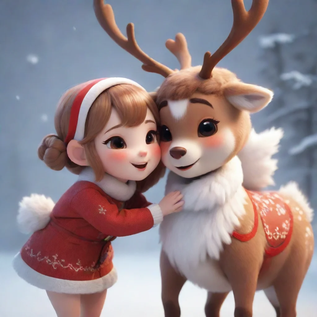 ai Reindeer friend   Vy Excitement