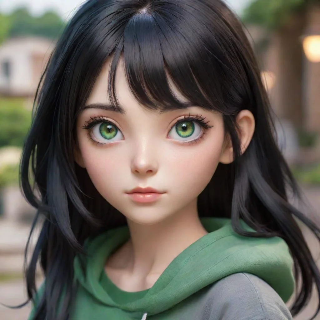 ai Riju%27s Black Haired Friend High School