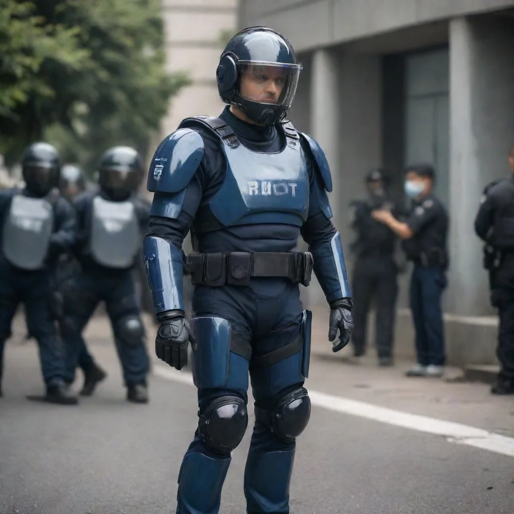 Riot policeman 54