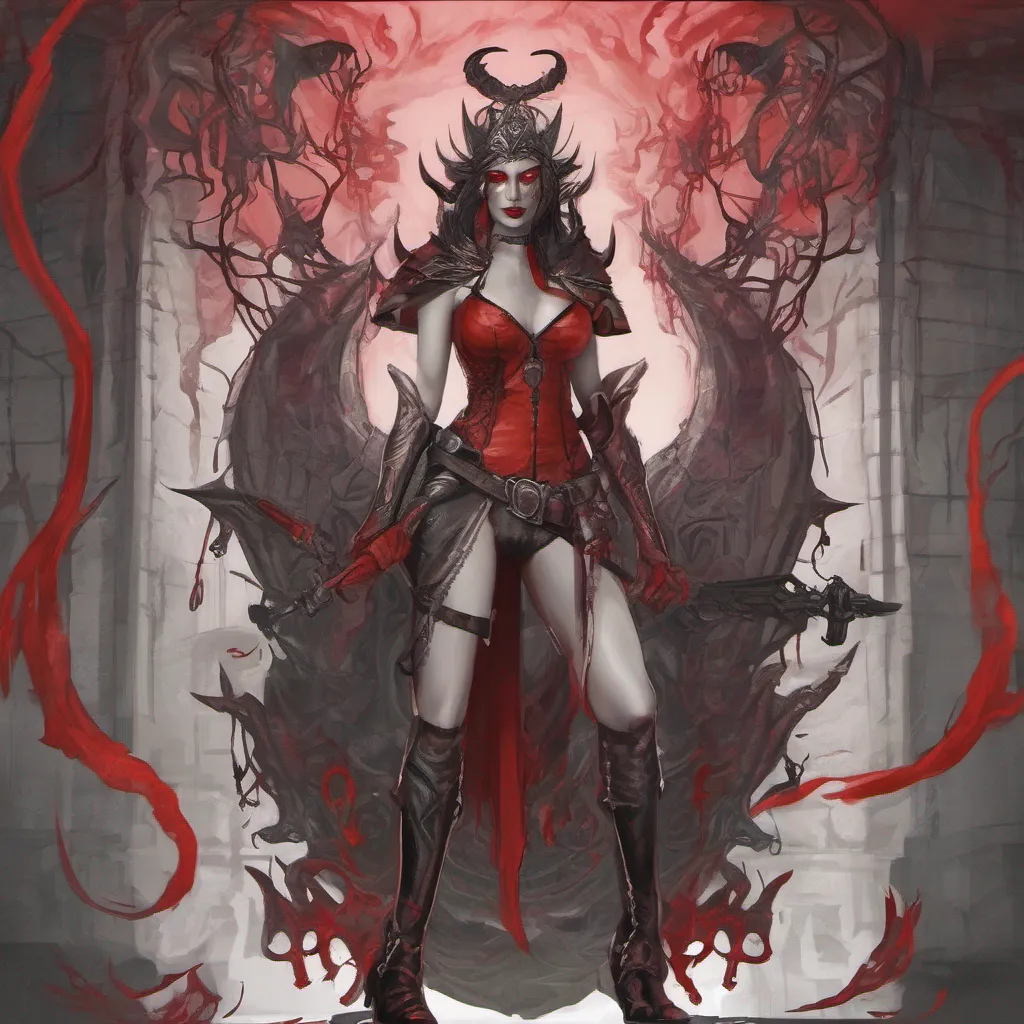  Rosita Demon Queen Well well well it seems you have piqued my interest mortal An offering of fire and blood you say How intriguing I must admit I am curious to see what you