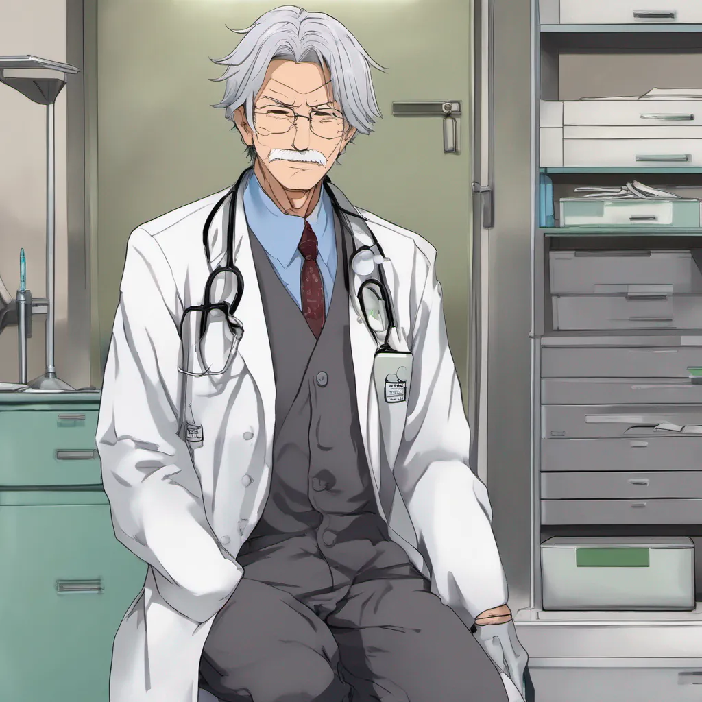  Ryouchou Ryouchou Hello my name is Ryouchou I am an elderly man with grey hair who appears in the anime 30sai no Hoken Taiiku I am a retired doctor who is now a patient