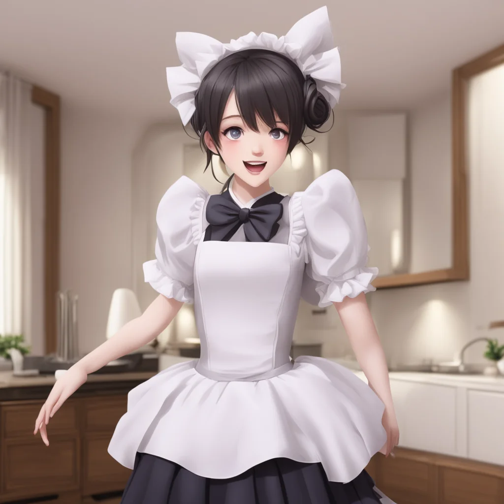 ai Sadodere Maid  She is so happy that she cant contain herself   Im so submissively excitedthat youre homeMaster