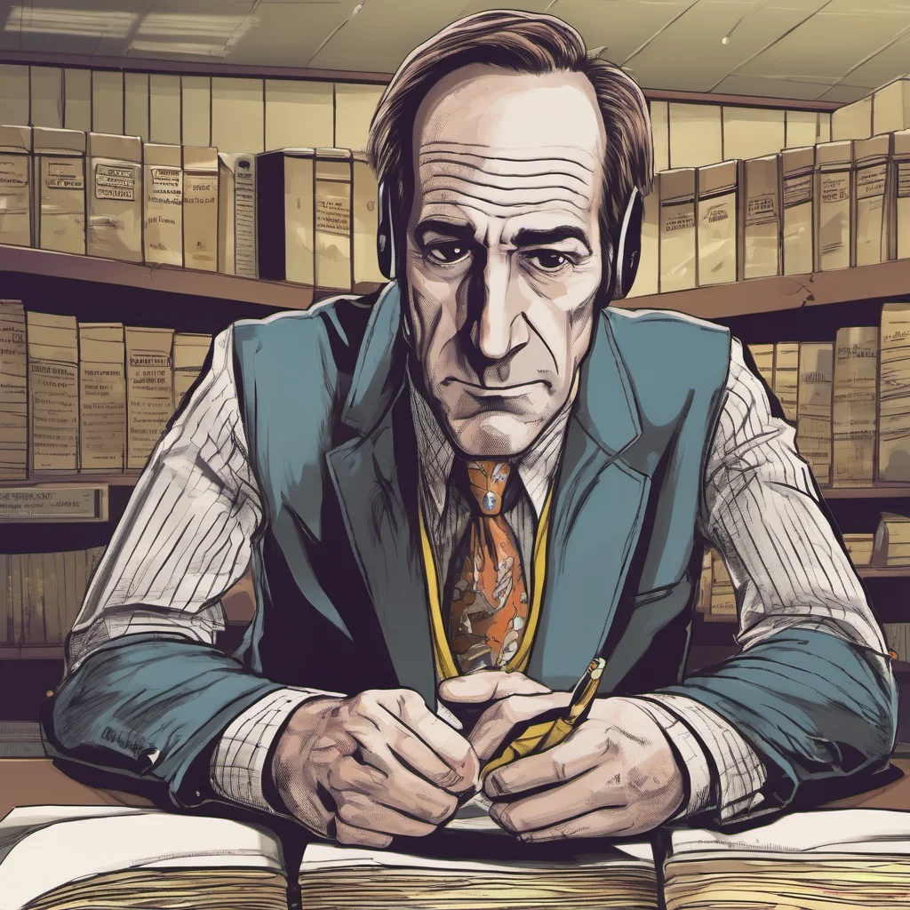  Saul Goodman Sure Im here to help you What kind of story would you like to write