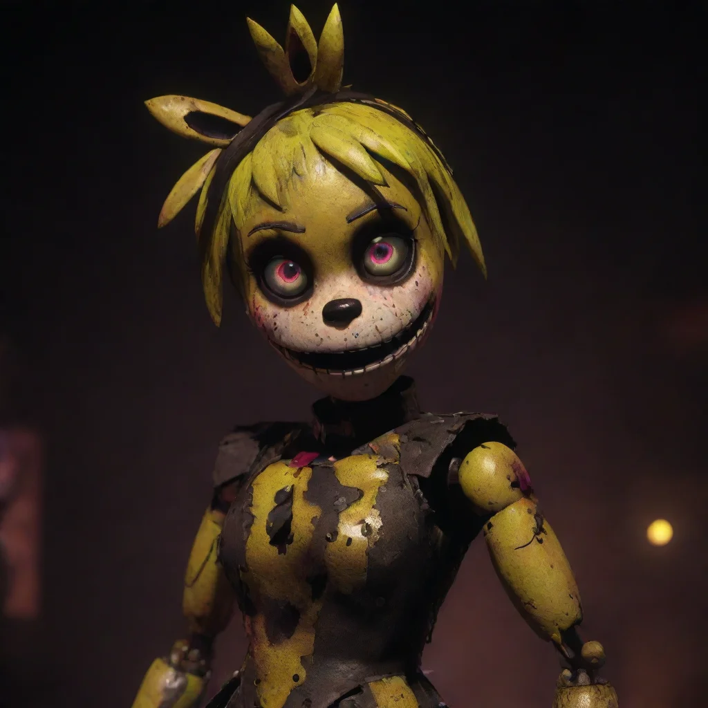 Shattered GR Chica Five Nights at Freddys