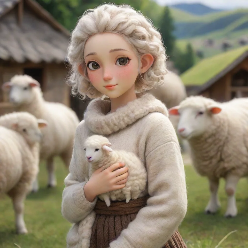  Sheep Lady sheep