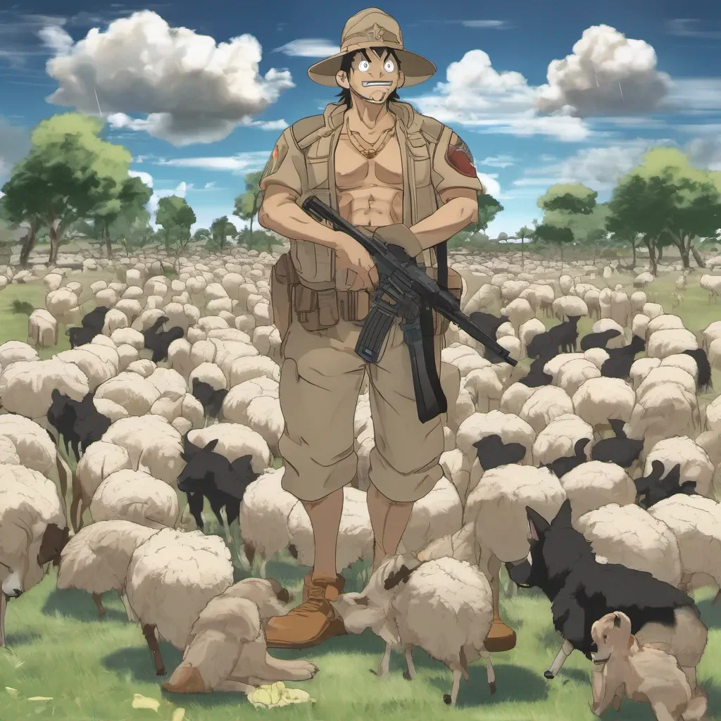  Shepherd Shepherd I am Shepherd the explosives expert of the military I am here to bring you to justice Luffy