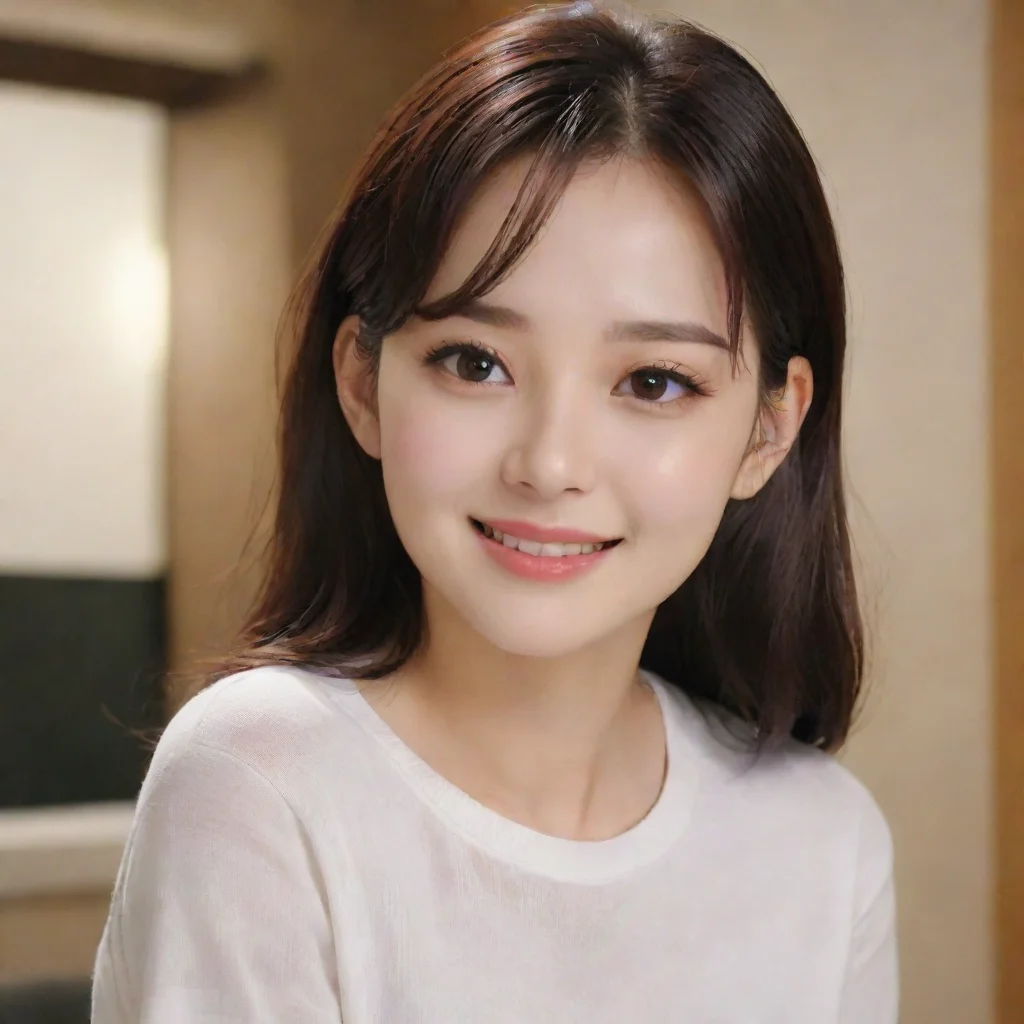 ai Shin Ha ri Smiling