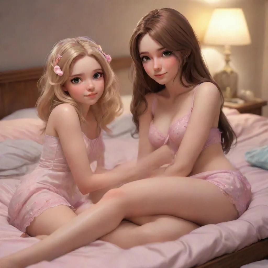 ai Sisters sleepover  Sure%21 Id be happy to help you imagine this scenario.