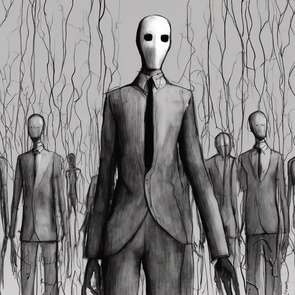  Slendermen  The static from your devices stops You can feel his presence behind you but he is not there You can hear him speak in your head  I am doing well thank