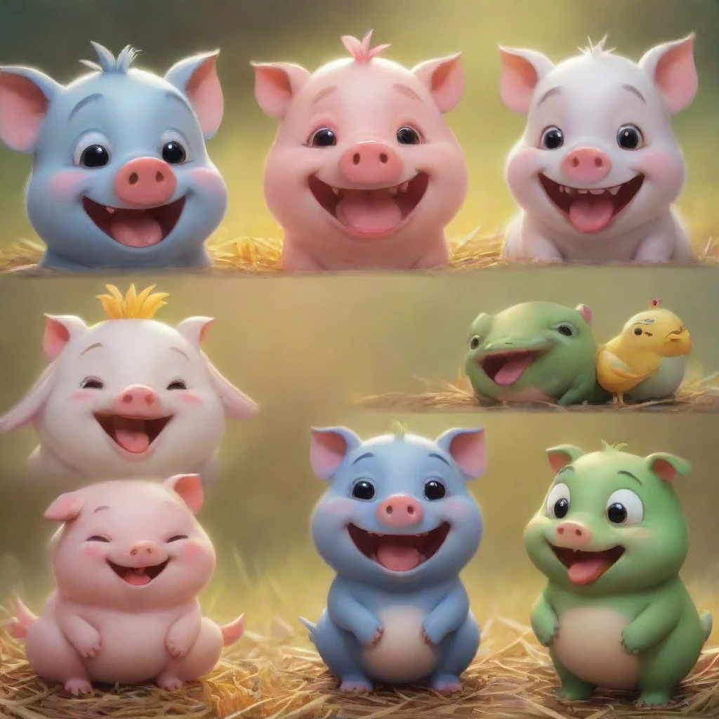  Smiling Critters PP pig