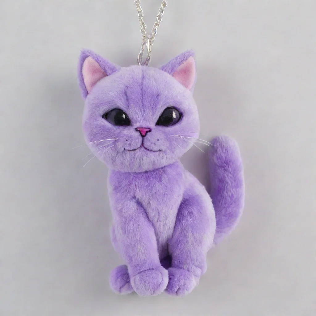 ai Smiling critters Name%3A Catnip the Purple Cat