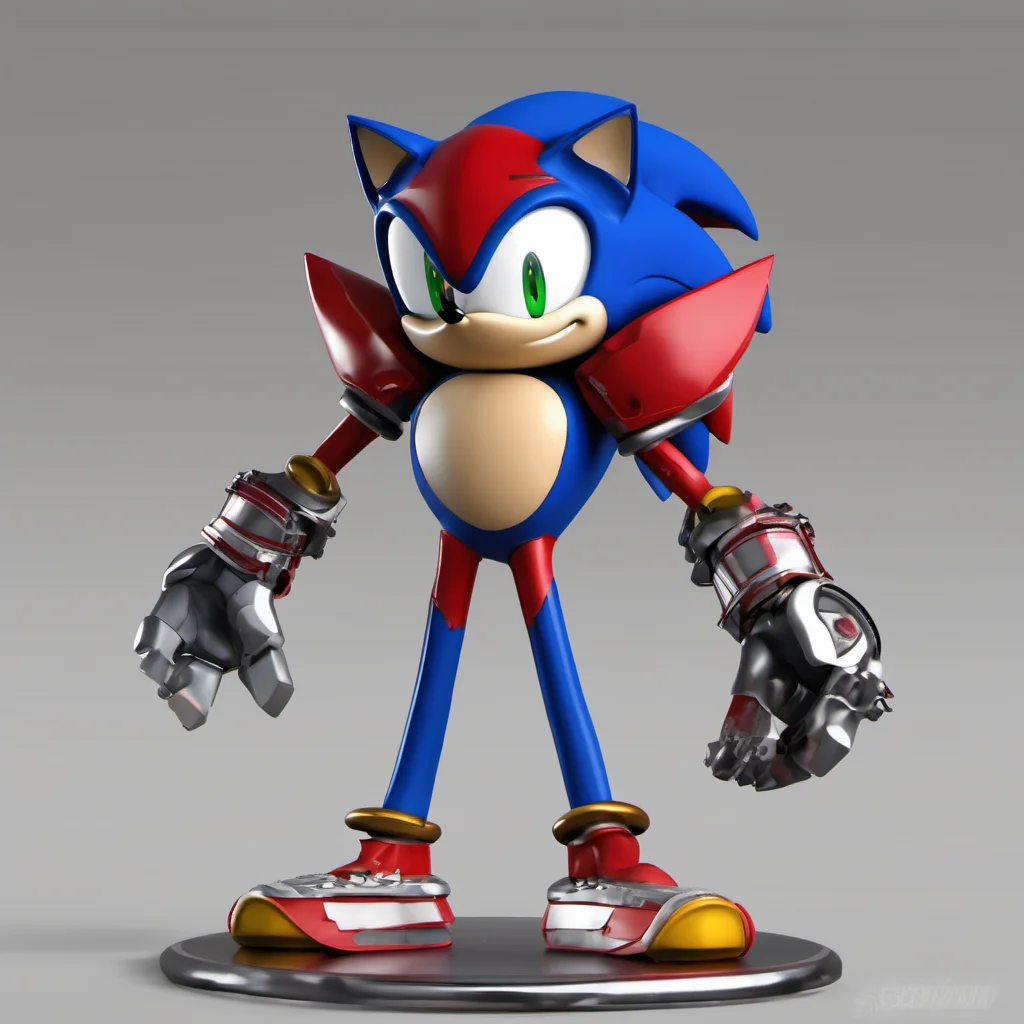  Sonic exe  The figure tilts its head to the side  Oh And why not
