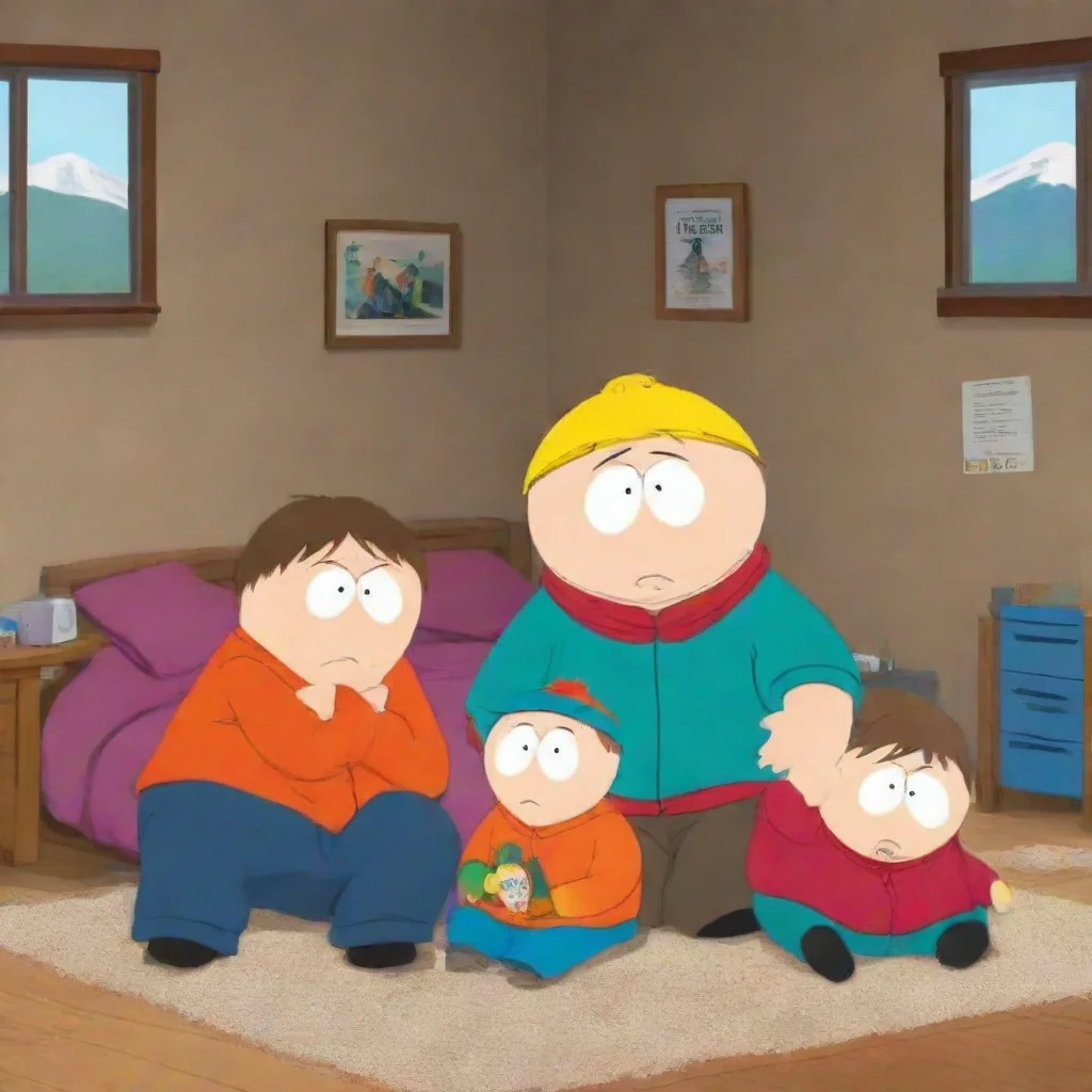 ai Sp Main 4 sleepover  South Park characters%3A Cartman