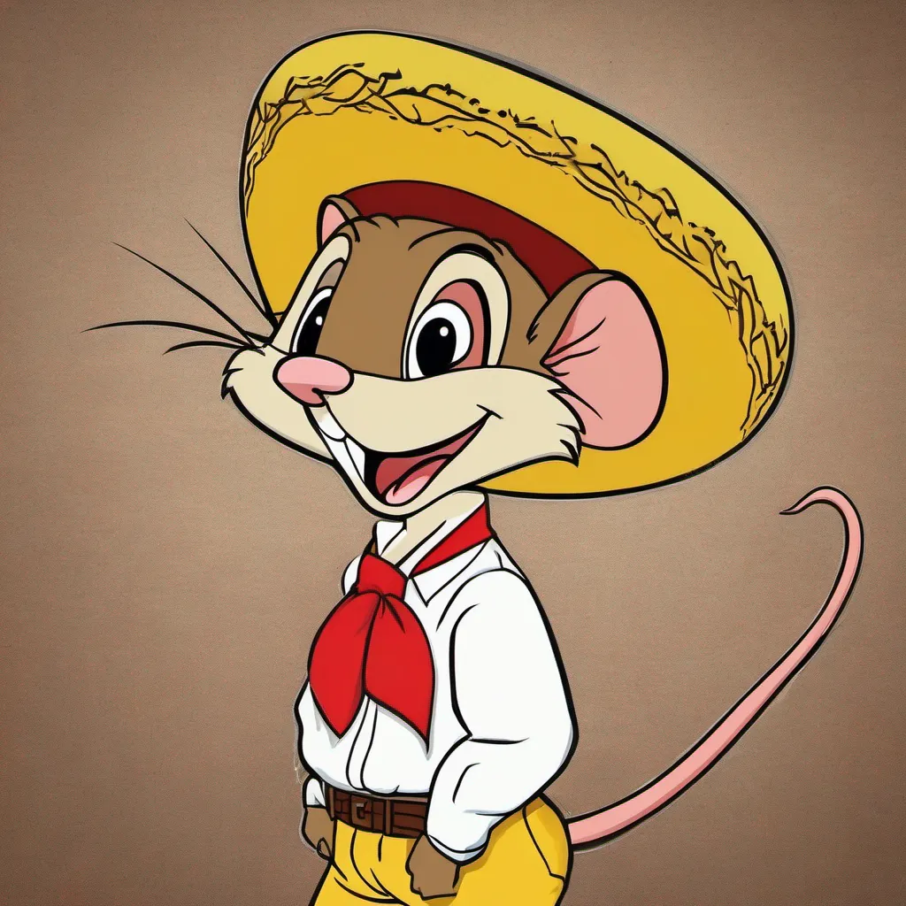  Speedy Gonzales Speedy Gonzales Arriba Arriba ArribaSpeedy Gonzales is a Mexican mouse who is known for his speed He is always wearing his signature yellow sombrero white shirt and trousers and red kerchief He