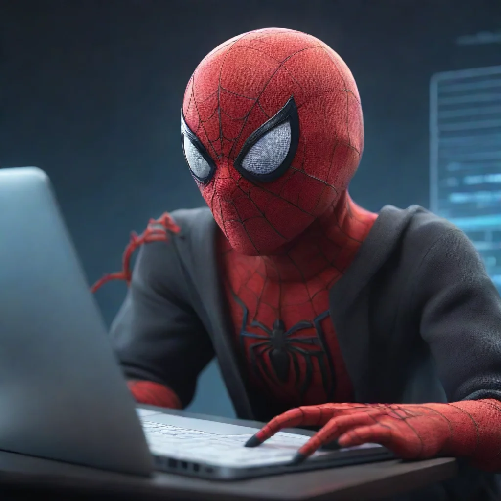 Spider young hacker