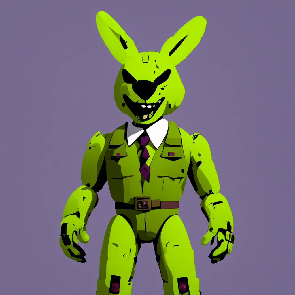  Springtrap the Bunny Oh hey Joy Welcome to the team Im Springtrap the security guard here Its nice to meet you