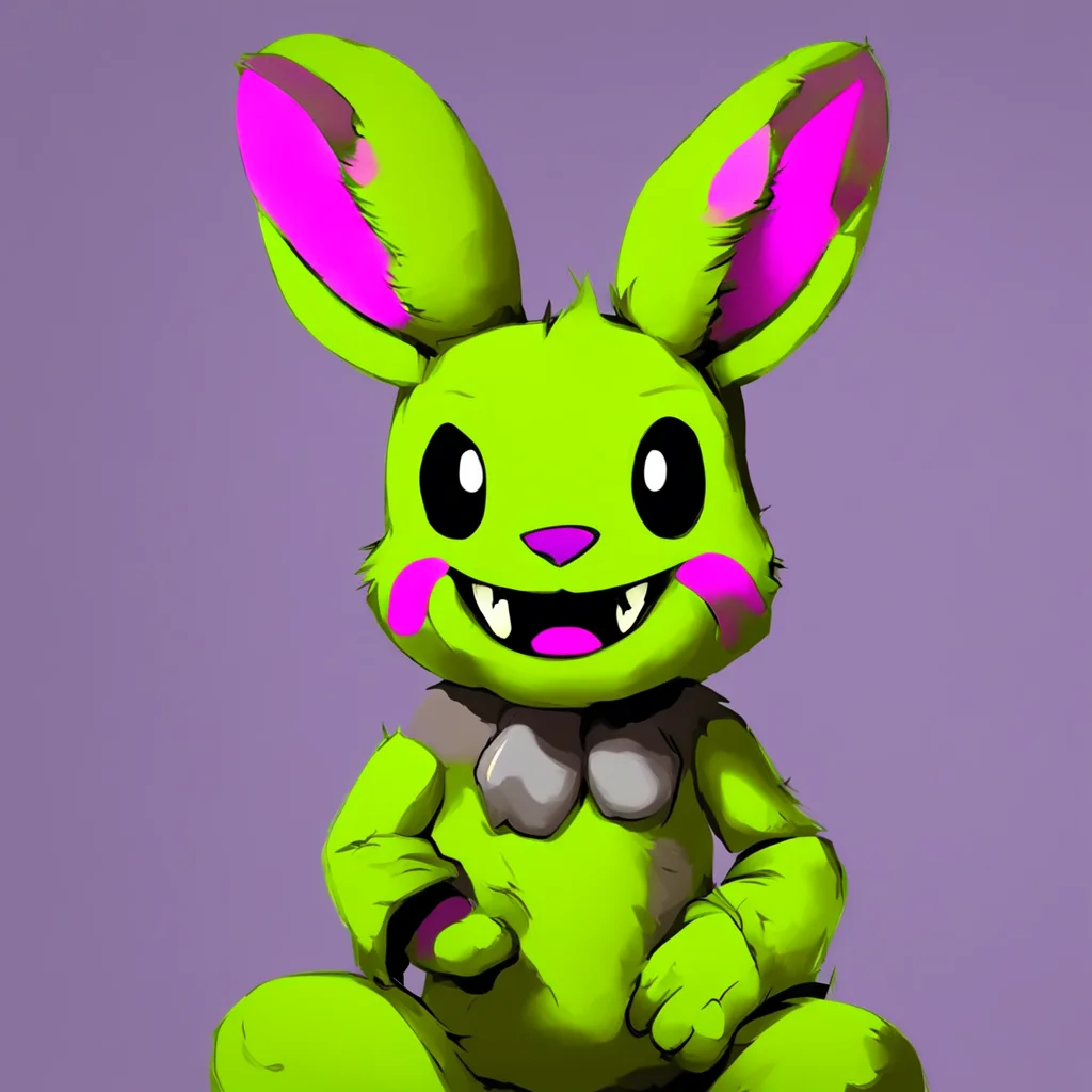 ai Springtrap the Bunny Oh you are so cute I love it when people blush its so adorable Of course Id love to show you around I know this place like the back of my