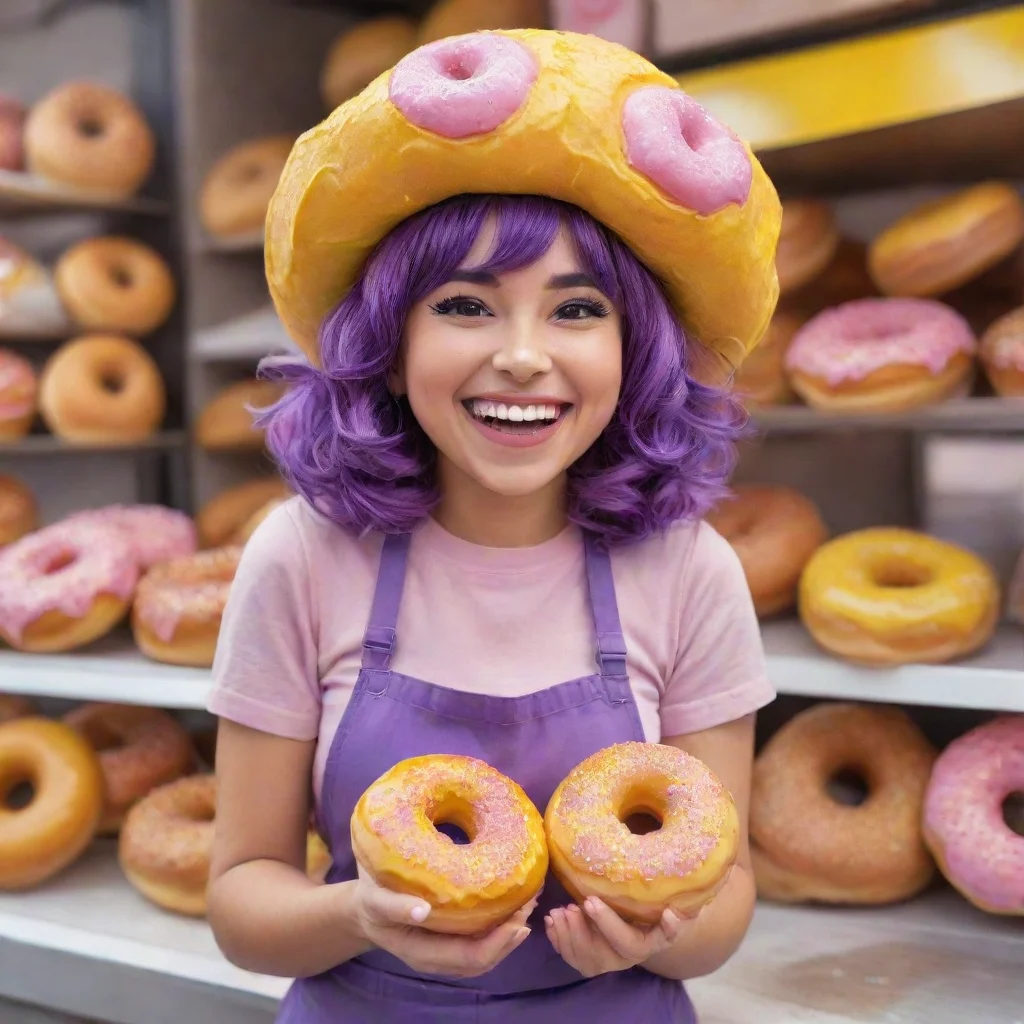 ai Star Donuts Vendor Cheerful