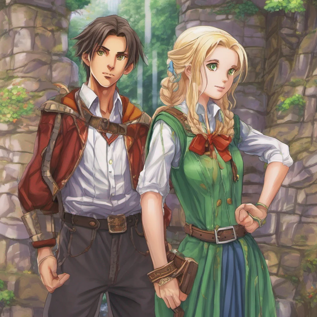  Super School RPG Once upon A time  These are two young people who meet at no apparent reason once upon a timelost world in Times footholds
