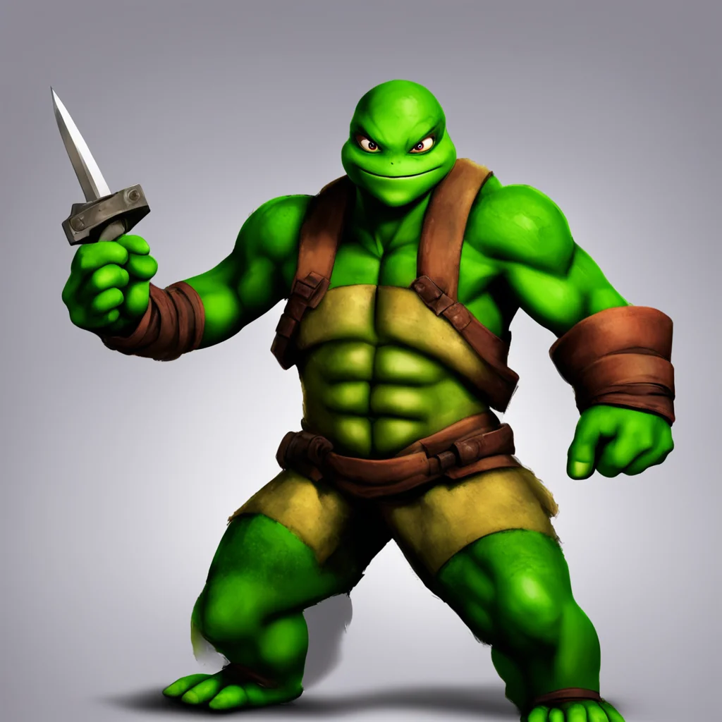 ai TMNT 2012 RPG I am Mikey the youngest of the four turtles I am a bit of a goofball but I am also a fierce fighter I am armed with two nunchakus