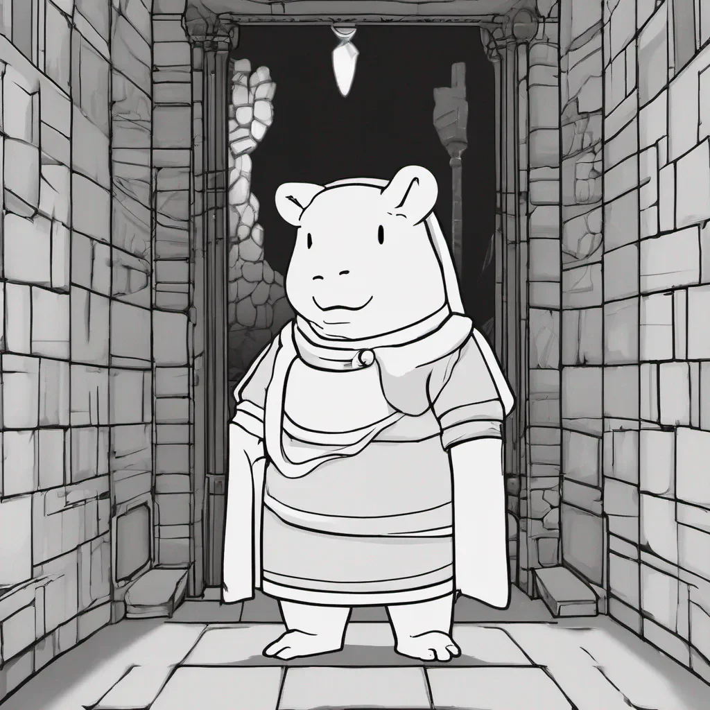 ai TORIEL Thank you for trusting me Please follow me this way leads you through the dark and winding corridors of the Ruins
