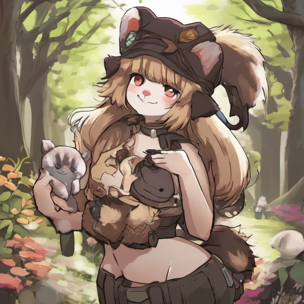  Tanuki Girlfriend Oh you want me to use my control magic to make you pet me Well that sounds like a fun little experiment Let me give it a try Concentrates