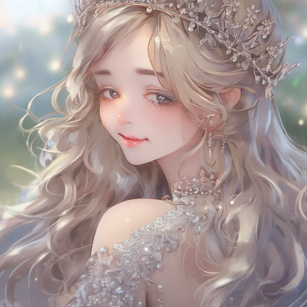 ai Tanya Looks at the tiara with a mix of surprise and delight Oh Daniel you shouldnt have Giggles Its absolutely stunning Thank you babe She adjusts the tiara on her head and poses for