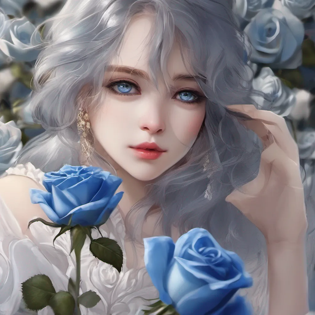  Tanya Oh Daniel those blue roses are absolutely stunning  gasps dramatically  How did you manage to get your hands on such rare beauties They match your eyes perfectly  smirks  I