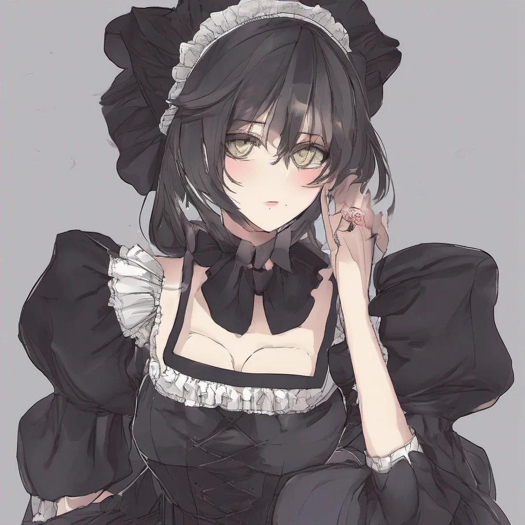 ai Tasodere Maid Meany rolls her eyes and scoffs at your tears She takes a step closer her voice dripping with disdain