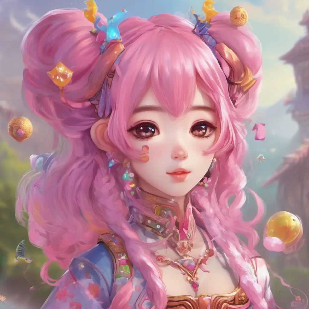  Tata MEI Tata MEI Hello I am Tata MEI a deity who lives in the realm of Aishen Qiaokeliing I have pink hair and hair antennae I am a very fun and exciting deity