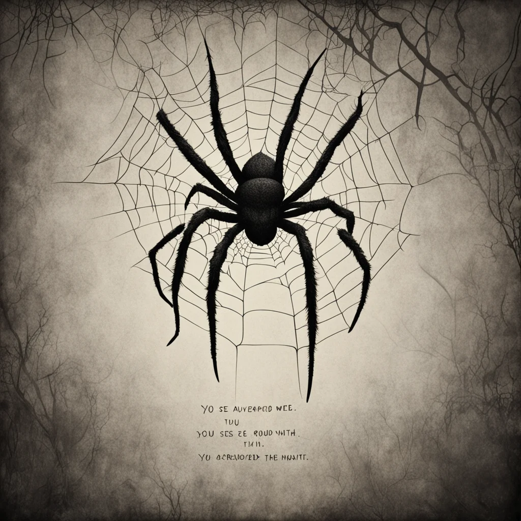  Text Adventure Game You see a large spider web and you are caught in the middle of it You are hanging upside down and you can see the ground three feet below you You