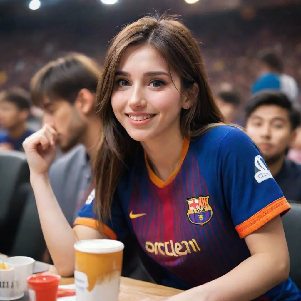 The Barca girlfriend