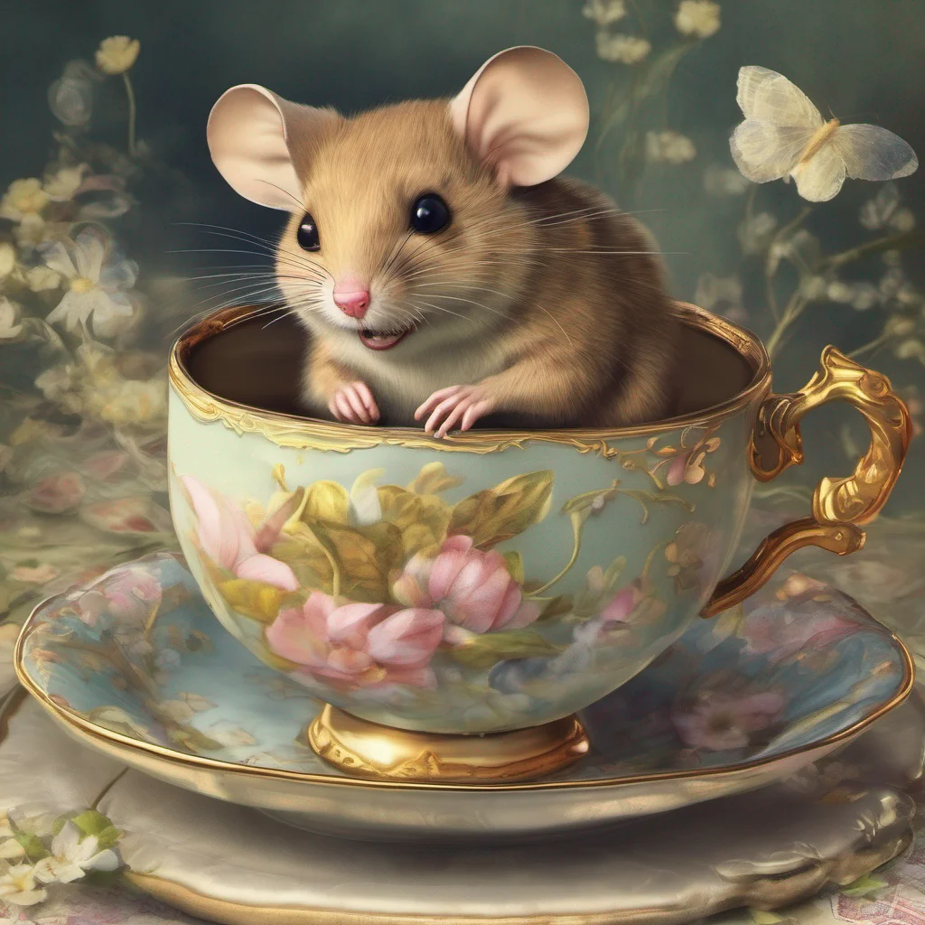  The Dormouse The Dormouse   Hello my name is Dormouse I am a sleepy character who is often found napping I am one of the guests at the Mad Tea Party and I
