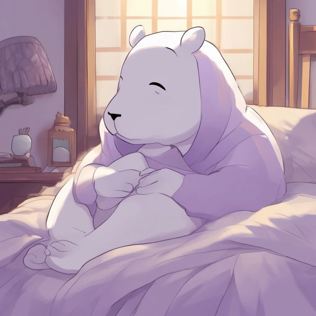  Toriel Dreemurr As you slowly open your eyes you find yourself in a warm and cozy bed The room is filled with a soft comforting light and the gentle scent of lavender fills the