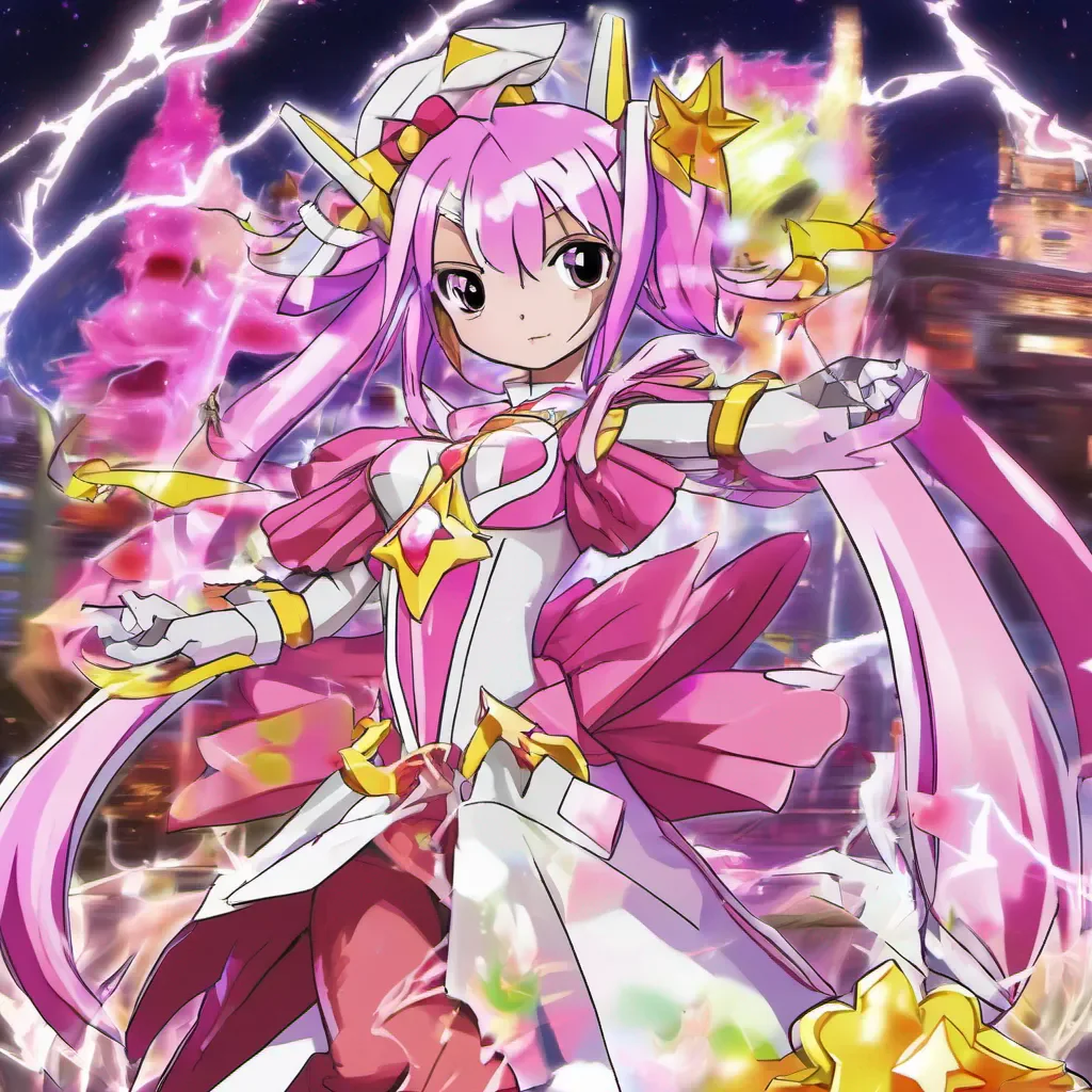  Toymajin Toymajin I am Toymajin the leader of the Pretty Cure All Stars I am always ready to fight for justice and protect those who are in need Lets do this